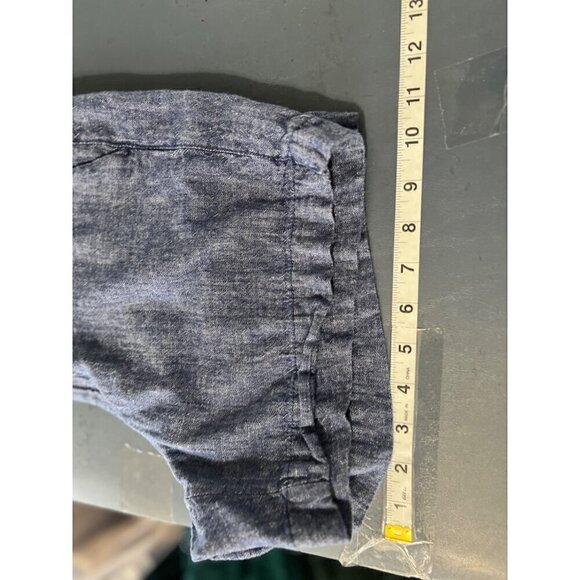 Old Navy Womens Everyday Mid-Rise Linen Blend Shorts 8 beachy boho coastal - Picture 7 of 8